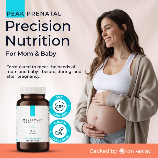 Detalle de etiqueta Peak Prenatal