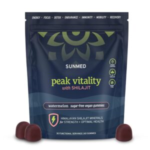 Gomitas Peak Vitality Shilajit sabor sandía