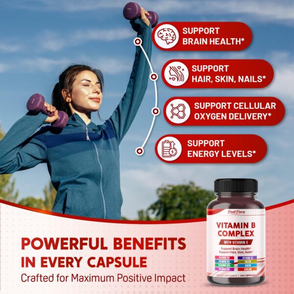 Frasco de PeakPury B Complex con etiqueta