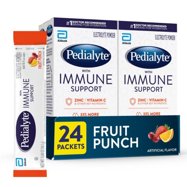 Pedialyte polvos para beber frente
