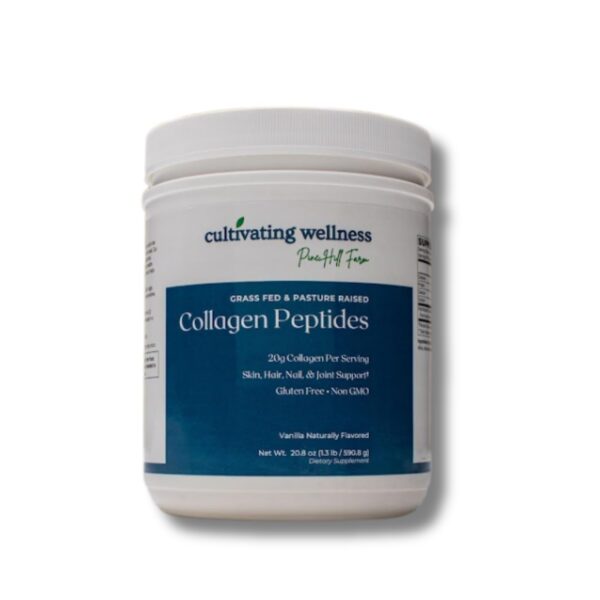 Envase de péptidos de colágeno vainilla PINE HILL FARM 590.8 g