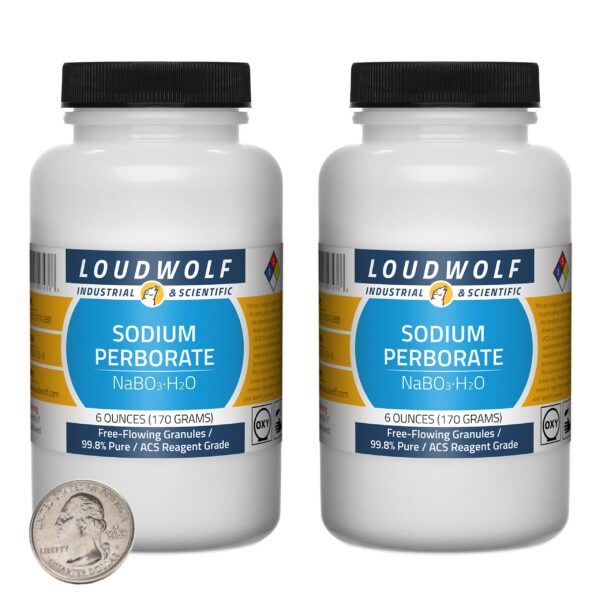Perborato de sodio frasco delantero