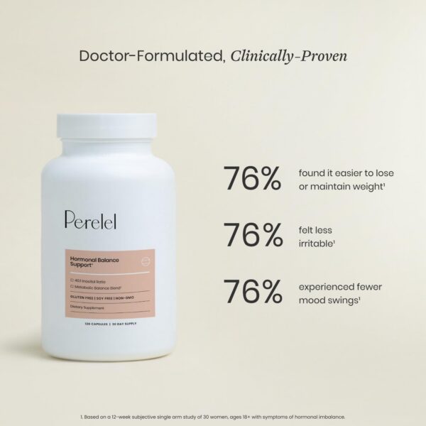 Cápsulas del suplemento Perelel Hormone Balance