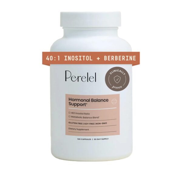 Frente de la botella Perelel Hormone Balance Support