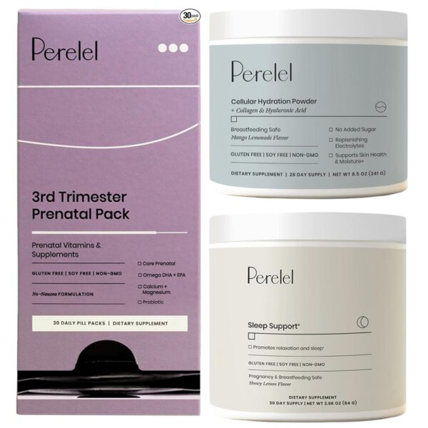 Frente del Perelel Pack Prenatal 3er Trimestre