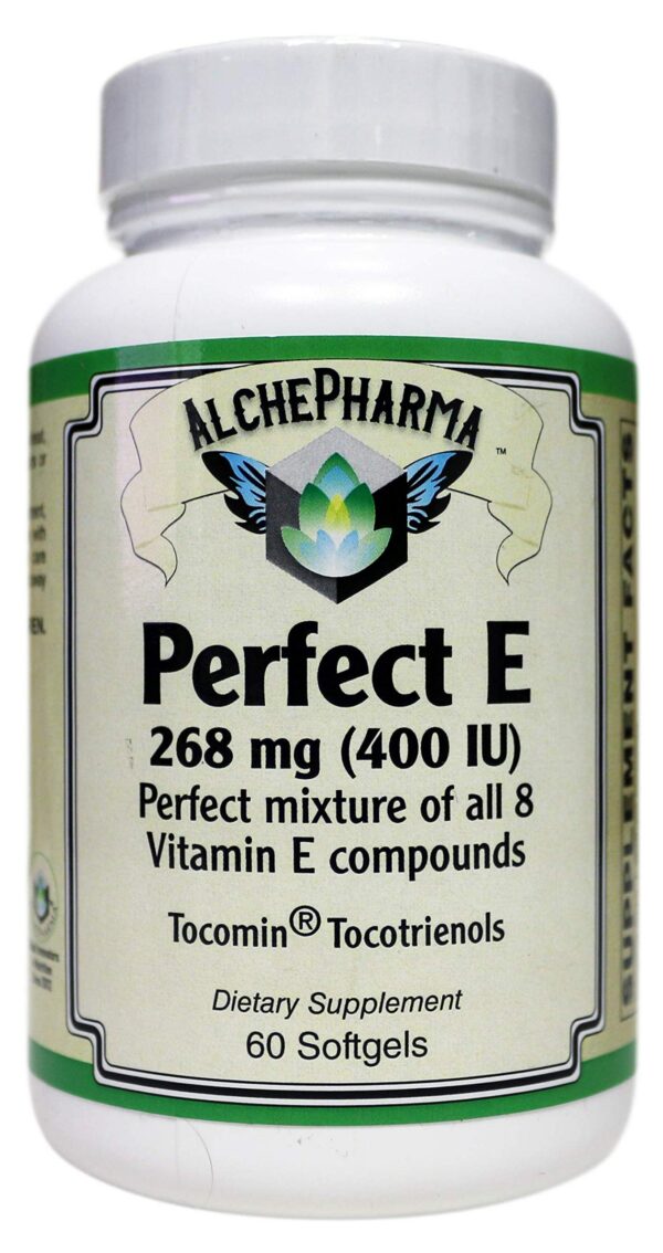 Version 1.0.0 Perfect E cápsulas tocotrienoles vitamina E complejo espectro completo