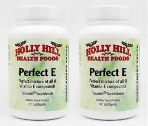 Version 1.0.0 Perfect E Compound frasco y etiqueta