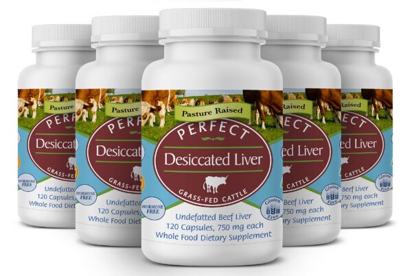 Frasco Perfect Desiccated Liver 120 cápsulas