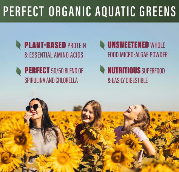 Perfect Supplements polvo de espirulina puro y natural