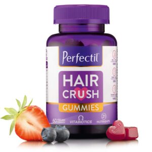 Perfectil Hair Crush gomitas para crecimiento de cabello saludables