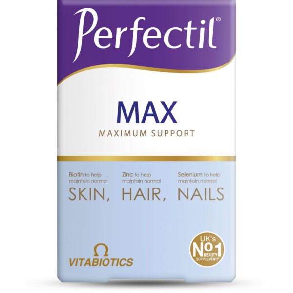 Version 1.0.0 Perfectil Max suplemento belleza piel cabello uñas 84 cápsulas