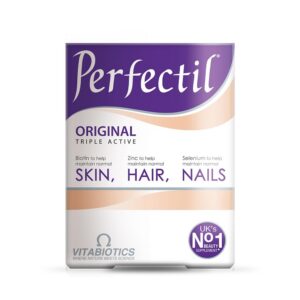 Version 1.0.0 Perfectil Vitabiotics paquete 30 tabletas para piel cabello uñas