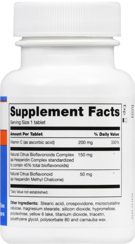 Frasco PERIDIN-C Vit C Suppt Tabs