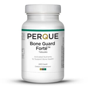 Frasco Perque Bone Guard Forte 240 tabletas frontal