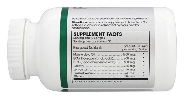 Version 1.0.0 Contenido del envase de Perque EPA/DHA Guard