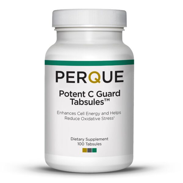 Version 1.0.0 PERQUE Potent C Guard etiqueta de producto