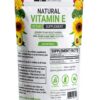 Peter Gillham's Life Essentials vitamina e natural 250 cápsulas frasco