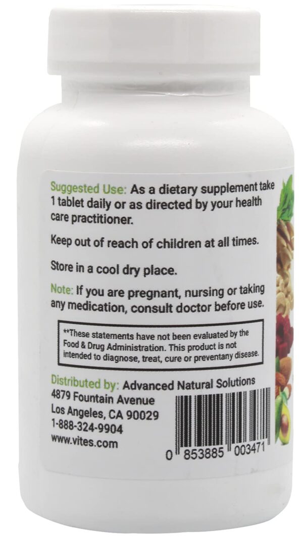 Envase de zinc 250 tabletas