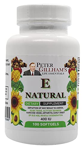Peter's Choice Vitamina E cápsulas naturales botella 100 unidades
