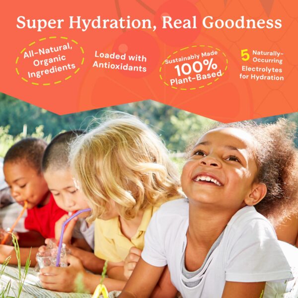 Etiqueta del polvo de electrolitos Phagan