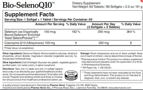 Selenio 100 mcg en Bio-SelenoQ10