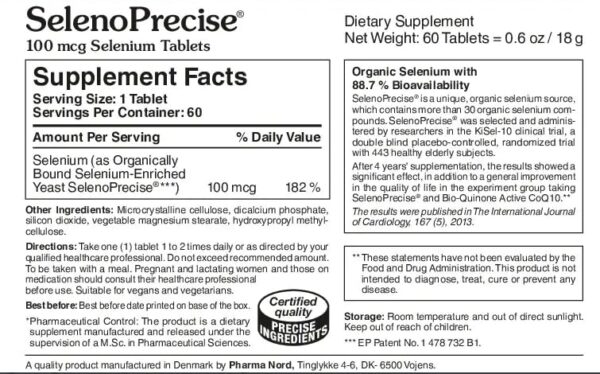 Frente del envase SelenoPrecise