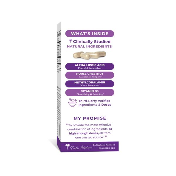 Detalle de etiqueta Pharmaganics ALA B12