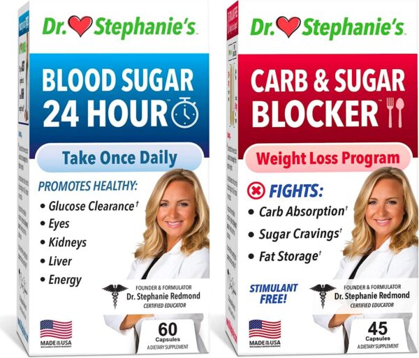 Pharmaganics Dr Stephanie bloqueador carbohidratos y azúcar suplemento