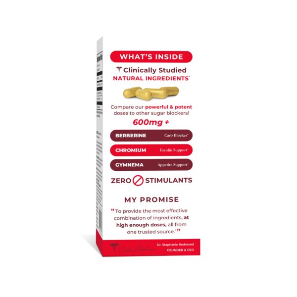 Suplemento natural Pharmaganics con berberina para control de peso