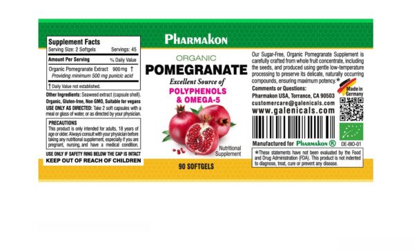 Etiqueta del producto PHARMAKON Granada