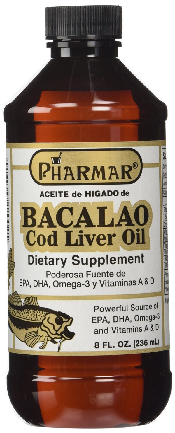 Frasco de Pharmark Aceite de Hígado de Bacalao 8 oz