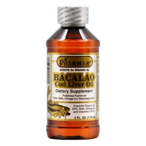 Frasco Pharmark Cod Liver Oil 4 Onzas