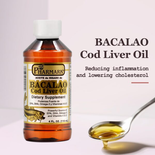 Etiqueta frontal de Cod Liver Oil Pharmark
