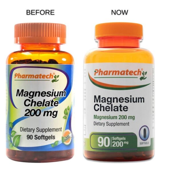 Version 1.0.0 Vista lateral de la botella con cápsulas suaves