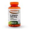 Version 1.0.0 PHARMATECH vitamina d3 10000 ui botella cápsulas blandas