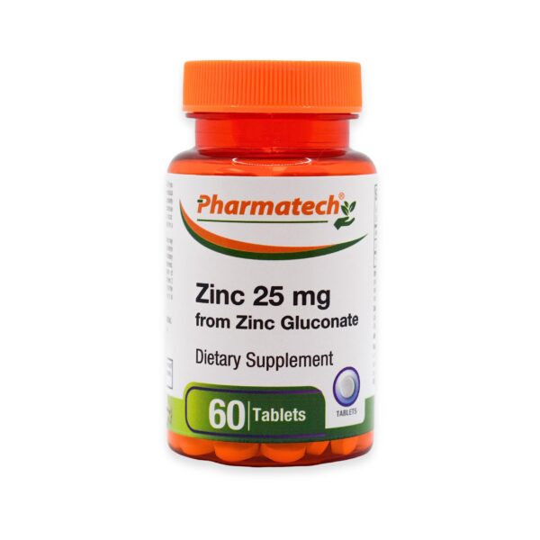 Tabletas zinc gluconato 25 mg de Pharmatech