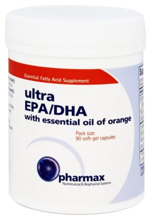Version 1.0.0 Frente del envase Pharmax Ultra EPA/DHA cápsulas blandas