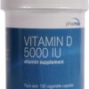 Pharmax Vitamina D 5000 IU apoyo huesos y dientes fuertes
