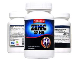 Frente del envase Pharmekal Zinc mini tabletas