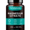 Frasco de cápsulas PhiNaturals magnesio citrato 400 mg