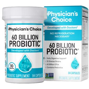 Physician's CHOICE probióticos 60B CFU 84 cápsulas frasco