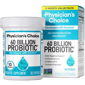 Physician's CHOICE probióticos frasco 60 cápsulas
