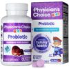 Botella Physician's CHOICE probióticos para niños 7 cepas
