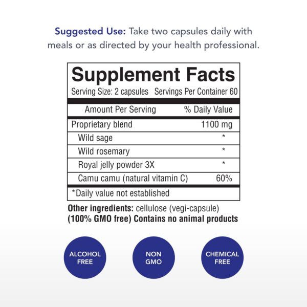 Etiqueta de frasco de AdrenoPower