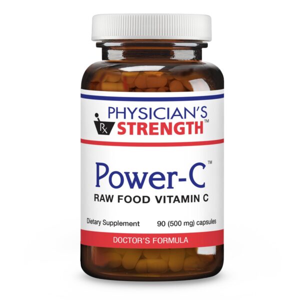 Version 1.0.0 Physician's Strength Power-C cápsulas vitamina c cruda