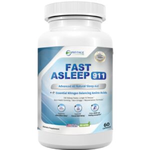 Version 1.0.0 Phytage Labs Fast Asleep 911 ayuda natural para sueño profundo