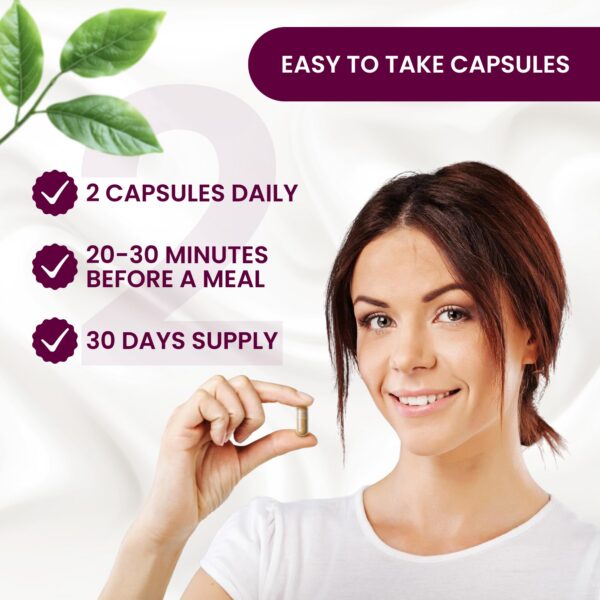 Caja y cápsulas sobre fondo neutro