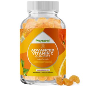 Version 1.0.0 Phytoral gomitas vitamina C para adultos etiqueta frontal
