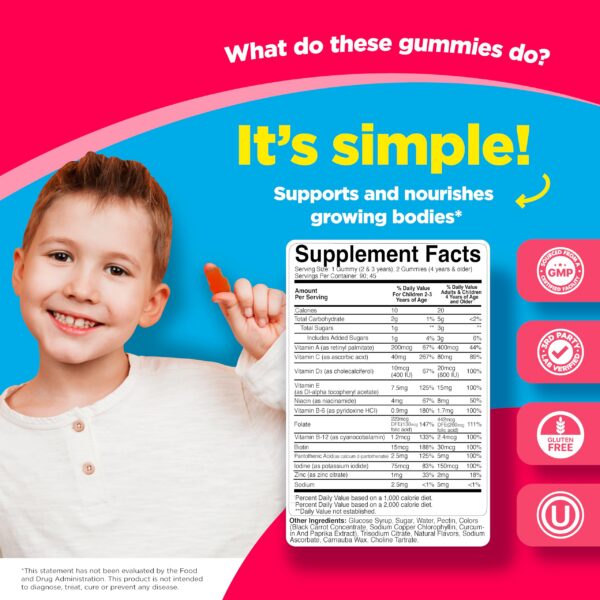 Etiqueta de ingredientes Phytoral gominolas