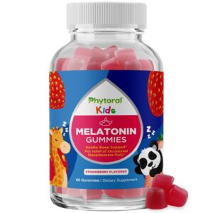 Phytoral Kids gomitas melatonina 1mg color jugo zanahoria morada